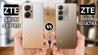 Zte Axon 40 Pro Vs Zte Axon 40 Ultra [upl. by Gawlas]