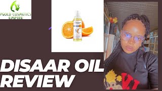 Disaar Vitamin c oil Review Best Glowing oil for all skin skin pgold skincareroutine revew [upl. by Berg575]