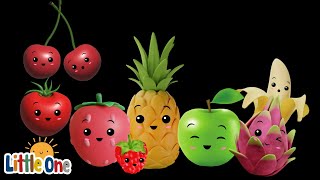 Dancing veggies Dancing fruits CUTE Animation  Baby Sensory video  High Contrast Sensory [upl. by Dewar]