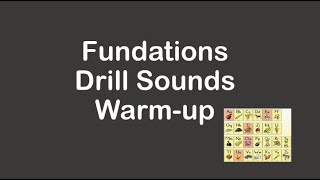 Fundations Drill Sounds Warmup [upl. by Iturk893]