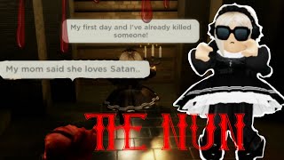 KAREN is the WORST NUN at THE NUNS CRYPT  The Nun Horror Rp [upl. by Amik256]