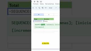 Cómo crear SECUENCIAS en GOOGLE SHEETS sequence secuencia [upl. by Ahsiuqram]