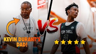 Kevin Durants Brother Beats His Own Dad In AAU Game🍿 [upl. by Plate540]