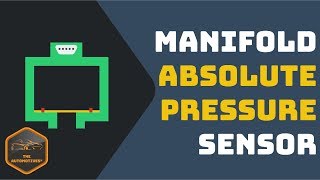 HINDI MAP  Manifold Absolute Pressure Sensor  Working  Animation  Function [upl. by Holbrooke]