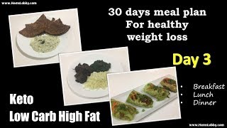 Day 3  Indian LCHF Keto 30 days meal plan for healthy weight loss Low Carb High Fat Keto in tamil [upl. by Koloski]