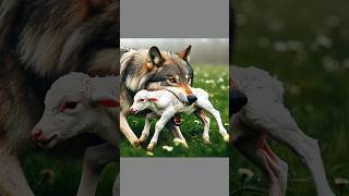 Hunter wolf attack on baby calf cow cowcalf wolf motherslove animals [upl. by Hajan99]