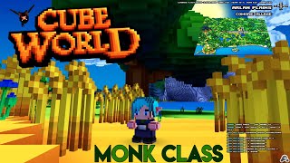 Cube World Mod Review  The Monk Class  How to Install [upl. by Siegler874]