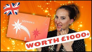 SEPHORA UK ADVENT CALENDAR UNBOXING 2023 [upl. by Aicnerolf]