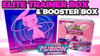 Opening Pokemon Fusion Strike Elite Trainer Box amp Booster Box [upl. by Haley]