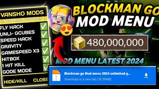 Blockman go Mod Menu 2024 apk 2024 unlimited gcubes100 work blockmango mod menu apk 2024 [upl. by Aimerej]