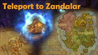 How To Get To Zandalar From Stormwind Guide 2023 World Of Warcraft [upl. by Clio]