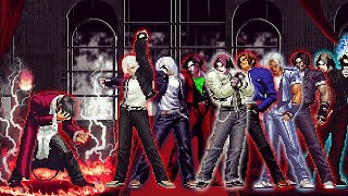 KOF Mugen Unleashing the Power AD Orochi Iori Yagami LV 5 Vs 8 Ultimate Kyo Kusanagi Team [upl. by Battista]