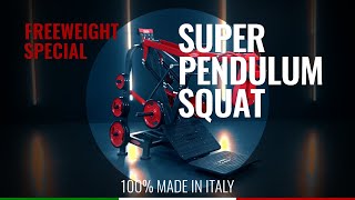 Lower Body  Super Pendulum Squat  Panatta  Free Weight Special  Phil Heath [upl. by Shivers]