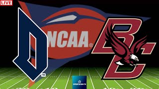 Duquesne vs Boston College Week 2 College Football Live Game Cast amp Chat [upl. by Atteve]