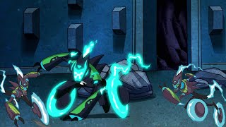 Todas las transformaciones de XLR8 OmniMejorado Reboot  Ben 10 Español latino [upl. by Ainaznat]