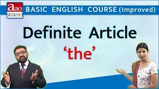 Definite Article the  Basic English Improved  Video 47 [upl. by Slin440]