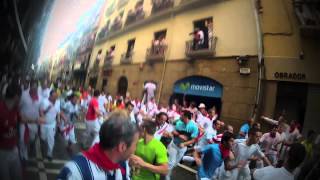 Running of the Bulls Pamplona with Ludus Tours [upl. by Nevin]