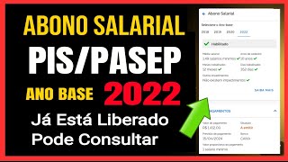 PISPASEP ano BASE 2022 ATUALIZADO NA CARTEIRA DE TRABALHO DIGITAL  CONSULTA DO ABONO SALARIAL [upl. by Ymia]