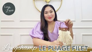 THE BAG REVIEW LONGCHAMP LE PLIAGE FILET IN XS  3 INSERT OPTIONS TO MAXIMIZE IT [upl. by Cocks944]