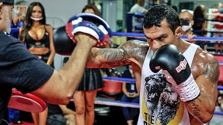 Vitor Belfort • POUNDS THE PADS  FULL MEDIA WORKOUT  vs Evander Holyfied [upl. by Anne-Corinne]