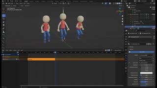 Combining Actions in Blender from Mixamo Animations [upl. by Nylidam759]