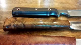 3 Different ways to Finish your Wooden Knife Handles [upl. by Cheke837]