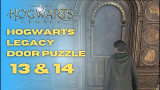 Door Puzzle 13 14 South Wing  Hogwarts Legacy [upl. by Euqram]