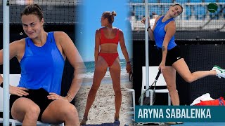 Aryna Sabalenka  Belarus WTA Player  Funny Moments And Practice From Instagram [upl. by Aihseyn]