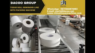 Hand Towel Roll JRT Maxi Jumbo Roll Toilet Paper Roll Machine Production Line [upl. by Hildegard850]