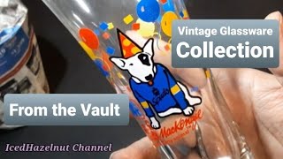 Our Vintage Glassware Collection  Part 2 of 2  IcedHazelnut Channel  glasses limitededitions [upl. by Latsirk]