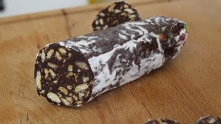 SALAME AL CIOCCOLATO  Buono Facile Veloce [upl. by Tuhn]