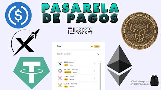 CRYPTO POCKET pasarela de pago en España para criptomonedas tokens y NFT [upl. by Debora]