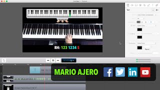 How to Create Piano Lesson Videos with ScreenFlow and Classroom Maestro [upl. by Racklin]