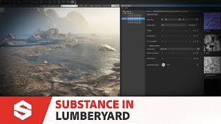 Using Substance Materials in Lumberyard  Adobe Substance 3D [upl. by Nidla]