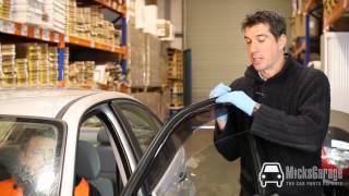 How to Fit Wind Deflectors to Your OpelVauxhall Astra  From MicksGaragecom [upl. by Sirromed554]