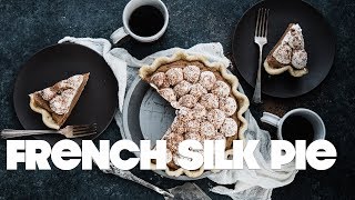 French Silk Pie Recipe  This may be the BEST DESSERT of all time [upl. by Anovad]