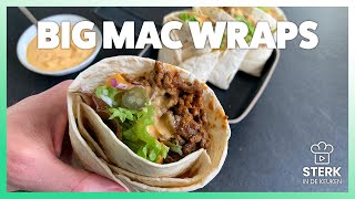 Big Mac Wrap  Koken amp bakken met SterkInDeKeuken [upl. by Elleved858]