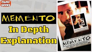 Memento Explained in Telugu  Christopher Nolans  Understanding Memento  Filmy Geeks [upl. by Bringhurst]