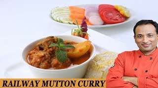 Railway Mutton curry  VahChef [upl. by Kcir]