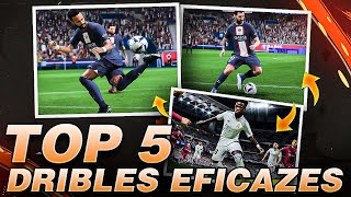 FIFA 23  💥 TOP 5 DRIBLES FÁCEIS E EFICAZES FIFA 23 😍😱  LINKER [upl. by Saba]