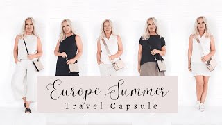 Europe Summer Travel Capsule Wardrobe [upl. by Llekcir]