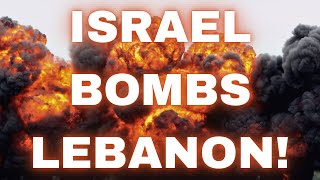 Israel preemptively bombed Lebanon in an unprecedented first strike [upl. by Hinze]