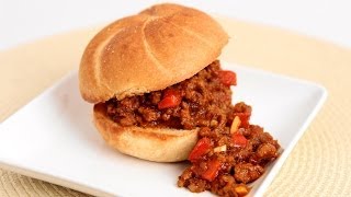 Homemade Sloppy Joes Recipe  Laura Vitale  Laura in the Kitchen Episode 746 [upl. by Nevin322]