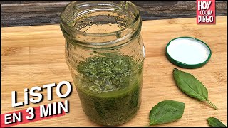 PESTO  Como hacer PESTO de ALBAHACA [upl. by Clarisa357]