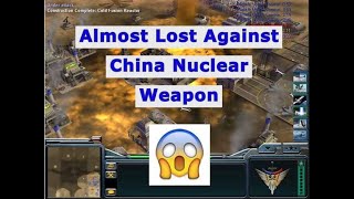 Command amp Conquer Generals Zero Hour  USA Army vs 4 China Armies HARD Walkthrough [upl. by Aufa]