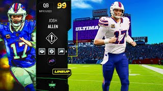 Is 99 Josh Allen Worth Upgrading in Madden 24 [upl. by Narok]