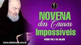 19 NOVENA DAS CAUSAS IMPOSSÍVEIS COM PADRE PIO [upl. by Birdella]