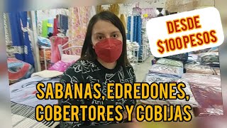 🛏 Te enseño la FABRICA DE SABANAS EDREDONES COBERTORES Y COBIJAS 📢🔔🔔 MAS BARATO en CDMX MAYOREO [upl. by Eizle]