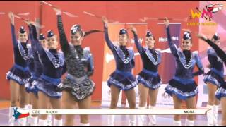 World Champion Majorettes Sport 2015 BATON Seniors Stage [upl. by Ithnan321]