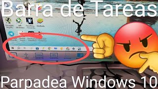 💻🤔 SOLUCIÓN MENÚ INICIO y PARPADEO de BARRA DE TAREAS en WINDOWS 10 11 CLIMA PARPADEA 2024 [upl. by Alih]